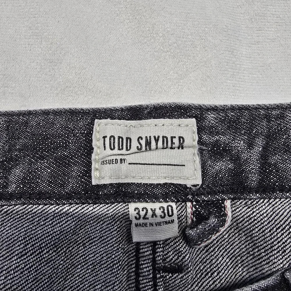 Todd Snyder Selvedge Denim Jeans Men Size 32x30 Grey - Picture 2 of 14